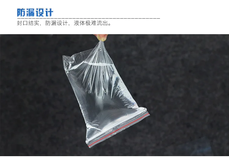 4X6/6X9/7X10, 8X12/10X15/12X17 100 шт./пакет Ziplock Пластик прозрачный посылка сухой Еда Класс сумки, Прозрачный Застежка-молния фиксируя закрывающимися сумка
