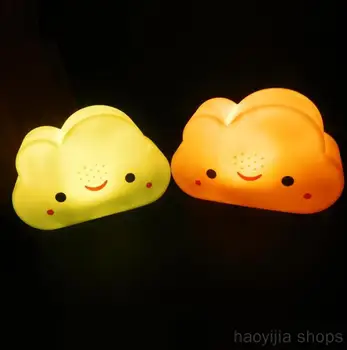

New children's bedroom baby feeding lamp cartoon decorative night light creative cartoon cloud night light fashion