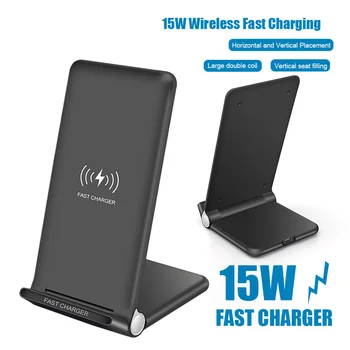 

15W Qi wireless charger stand for Xiao mi mix 2s 3 MI 9/ 9 pro 5G Fast wireless charging station phone charger