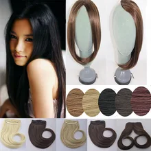 LVHAN, длинные волосы на заколках спереди, боковая челка, накладные волосы, Настоящая Натуральная синтетическая челка, волосы, головной убор