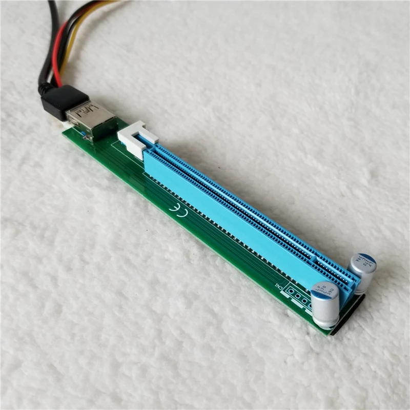 USB 3.0 PCI E Express Cable 6Pin Graphics Card 1x to 16x Extender Riser Board Adapter with SATA for BTC Miner DIY|Компьютерные