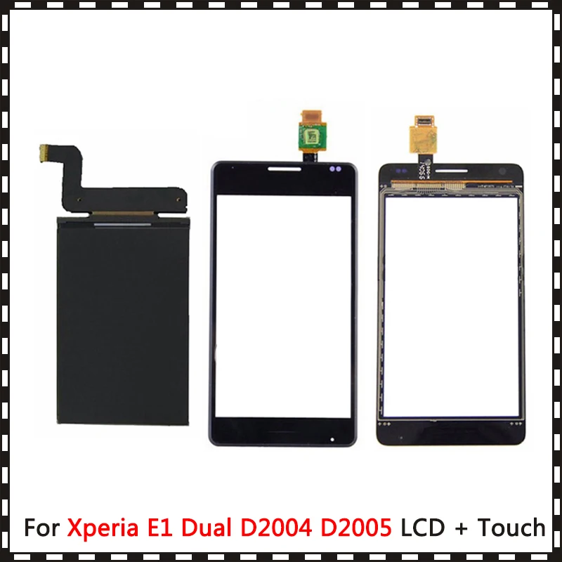 Новый высококачественный 4 0 ''для Sony Xperia E1 Dual D2004 D2005 ЖК-дисплей с сенсорным