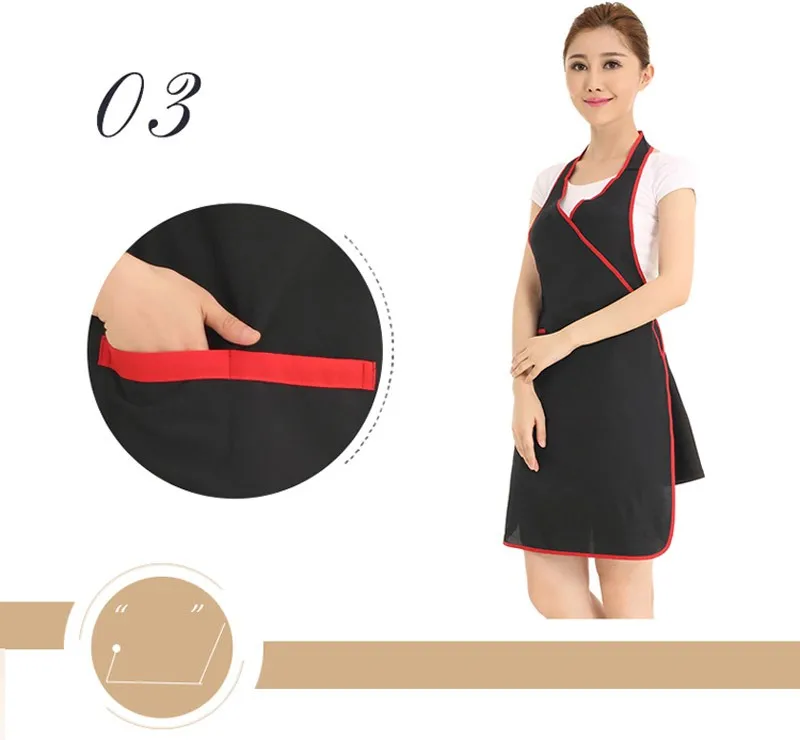 New Korean Adult Men And Women Apron Cute Sleeveless Cotton Work Apron Kitchen Waterproof And Oil Creative Gift Free Shipping13