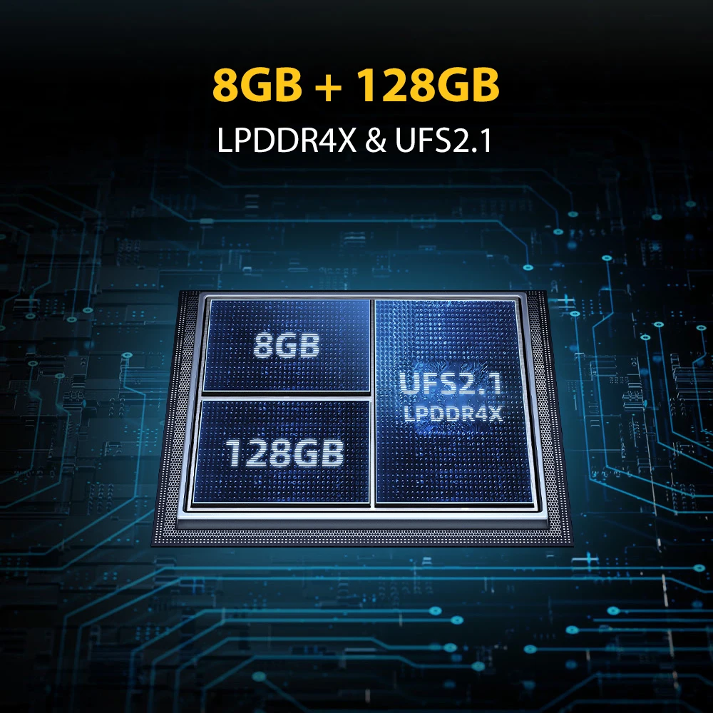 UMIDIGI A9 Pro Android 11 RAM 8GB 128GB Samrtphone 48MP AI Matrix Quad Camera Helio P60 Octa Core 6.3