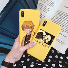 Демон убийца Kimetsu без Yaiba Zenitsu Agatsuma чехол КРЫШКА ДЛЯ huawei p30 lite p20 pro p10 mate 10 lite honor 20 9 10 lite чехол
