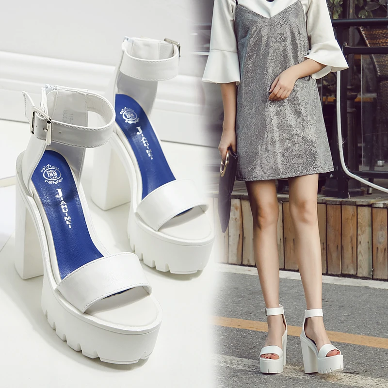 

Ankle Strap Open Toe Performance 13cm High Heel Women Sandals