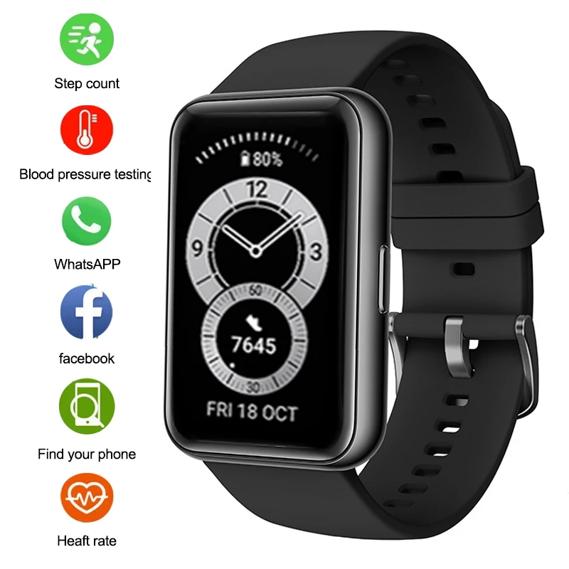 Smart Watch For Women Man Bluetooth Call Smartband Fitness  Waterproof Heart Rate Monitor Blood Compatible with ios For Xiaomi