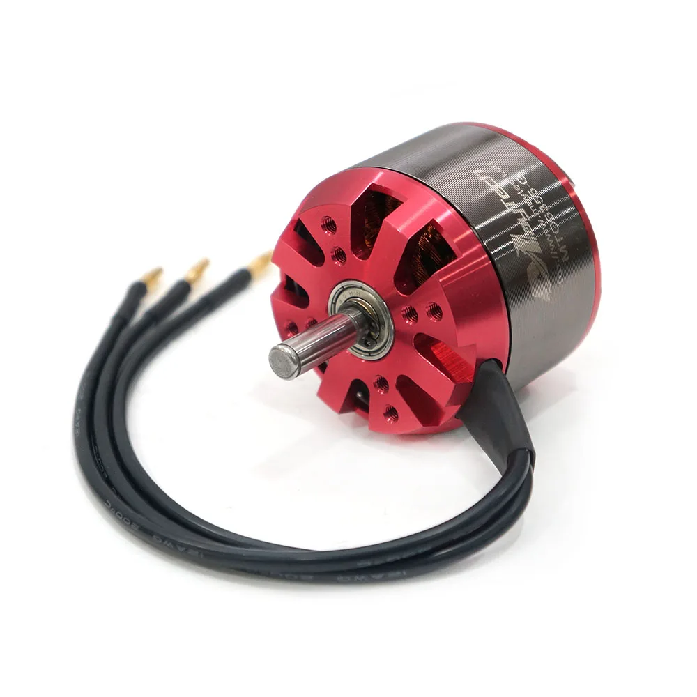 

Maytech Бесколлекторный двигатель 6355 230/250KV Бессенсорный двигатель аэрокамера для дистанционно управляемого самолета вертолета ROV FPV Самолет MTO6355-G