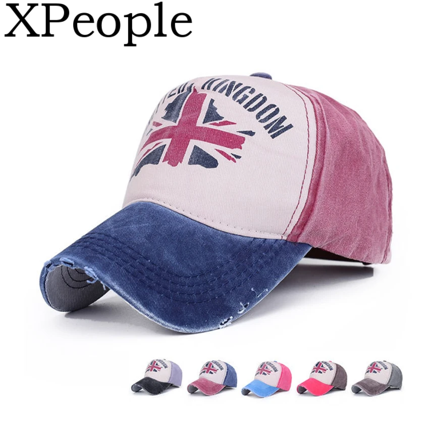 XPeople Великобритания британская для мужчин женщин бейсболка папа шляпа темно