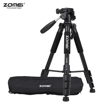 

ZOMEI Q111 Tripod 142cm/56" Lightweight Portable Aluminum Alloy Camera Tripod with Quick Release Plate for Canon Nikon Sony