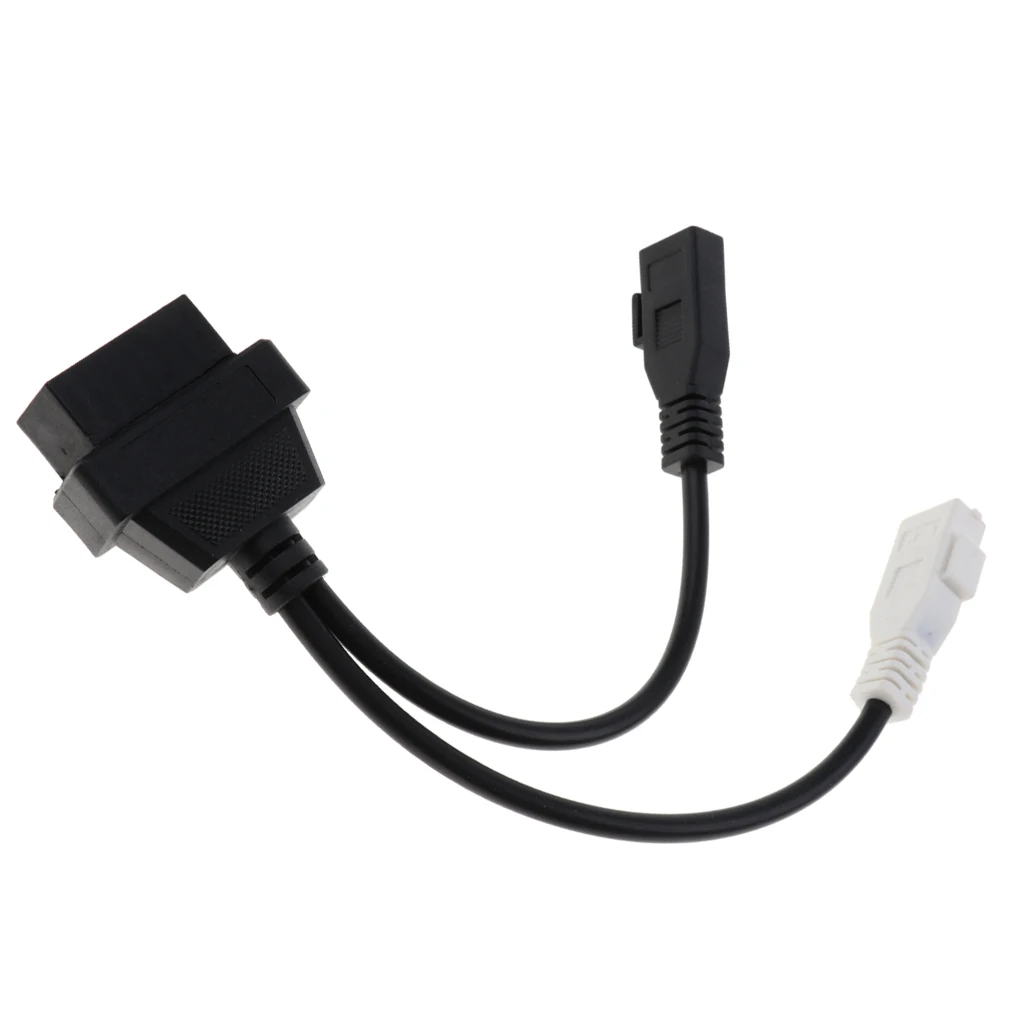 Black Car Vehicles 2x2 Pin Diagnostic Adapter Cable OBD2 for VW Audi Seat