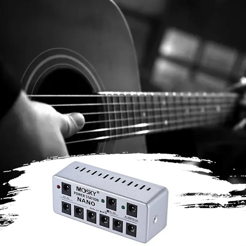 

1 Pcs Guitar Effect Pedal Nano Power Station Manual Effects Multi-Effect Guitar Spare Parts Musical Instrument