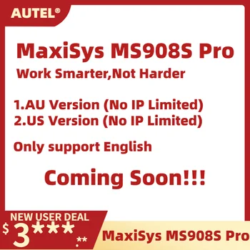 

Autel MaxiSys MS908S Pro Advanced Diagnostics Tablet w/J2534 ADAS Car OBD2 Better Than MS908P