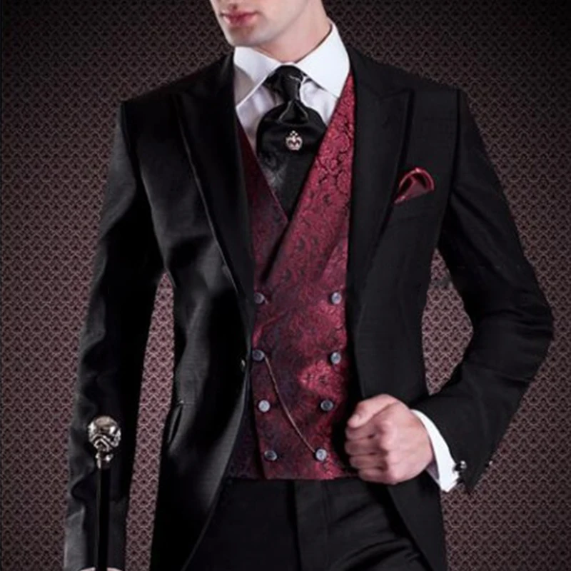 

Latest Designs Italian Men Suit Mens Suits With Pants 3 Piece Wedding Suits For Men Groom Custom Tuxedo Men Tuxedo Suit костюм
