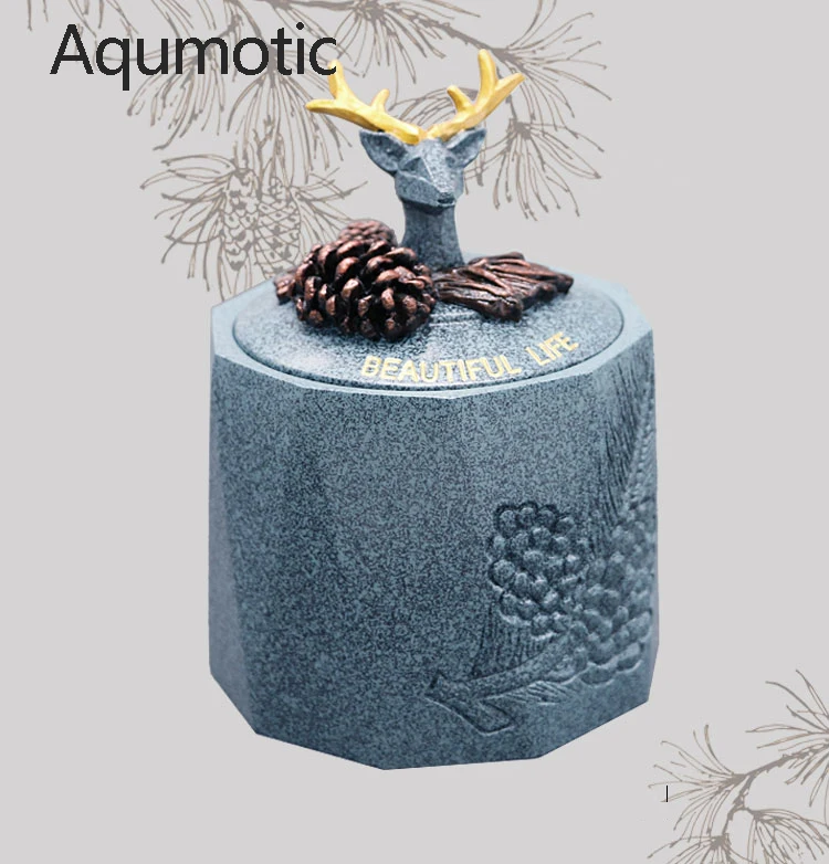 Aqumotic Can Deer Candy Jar открывалка ключ коробка для хранения 1 шт. синий сосновый конус Декор настольный декор хороший инструмент для дома