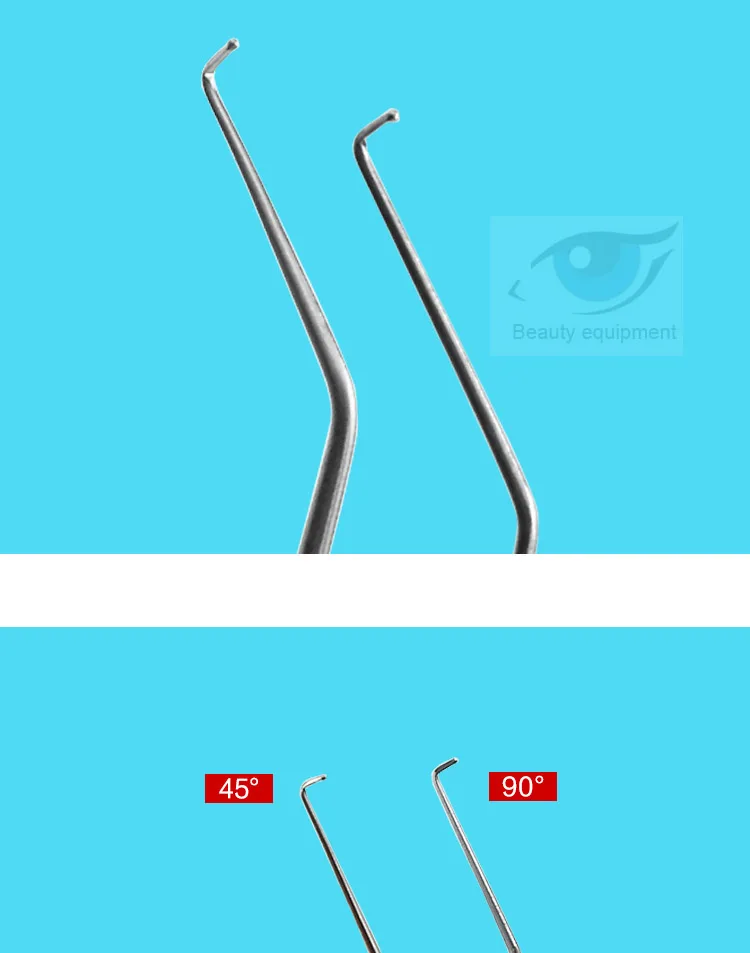 Ultra-qualidade de Aço Faca de Divisão Ophthalmic Micro Instrumentos Inoxidável Graus 90 Nuclear 45 4 45 graus 90 graus faca de divisão nuclear