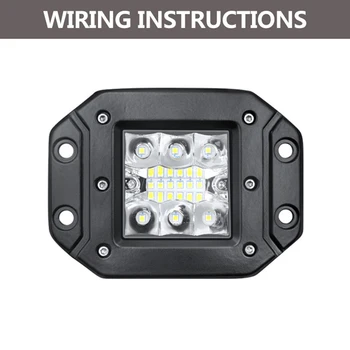 

39W LED Work Light 9-32 V DC Daytime Running Lamp Headlight Waterproof