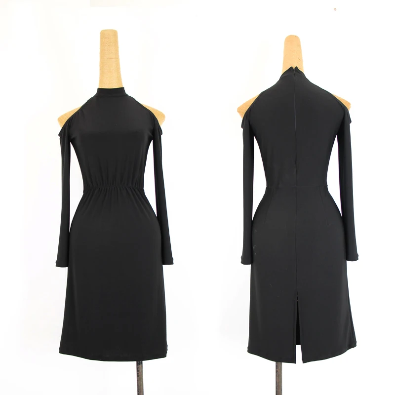 Платье женское для латиноамериканских танцев пикантный тренировочный костюм с