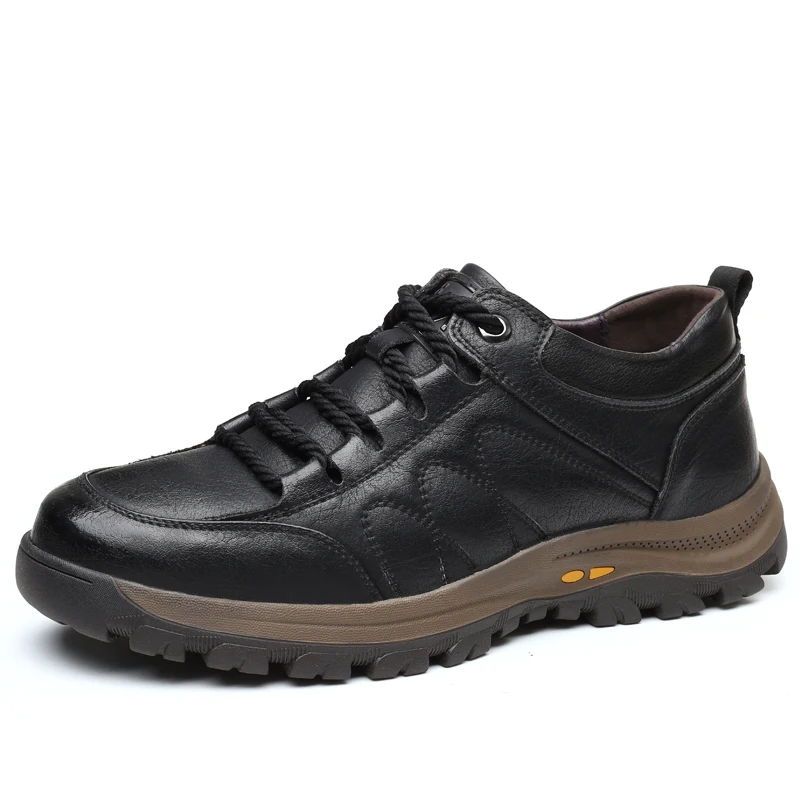 2021 nuevos zapatos de cuero genuino de los hombres tamaño 38-46 cabeza de piel suave antideslizante zapatos de conducir para hombre de primavera Zapatos de vestir de oficina