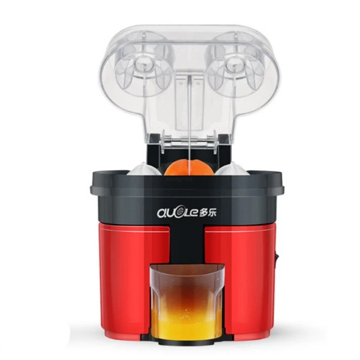 Быстрая Двойная соковыжималка 90 Вт электрическая лимонно-оранжевого цвета с