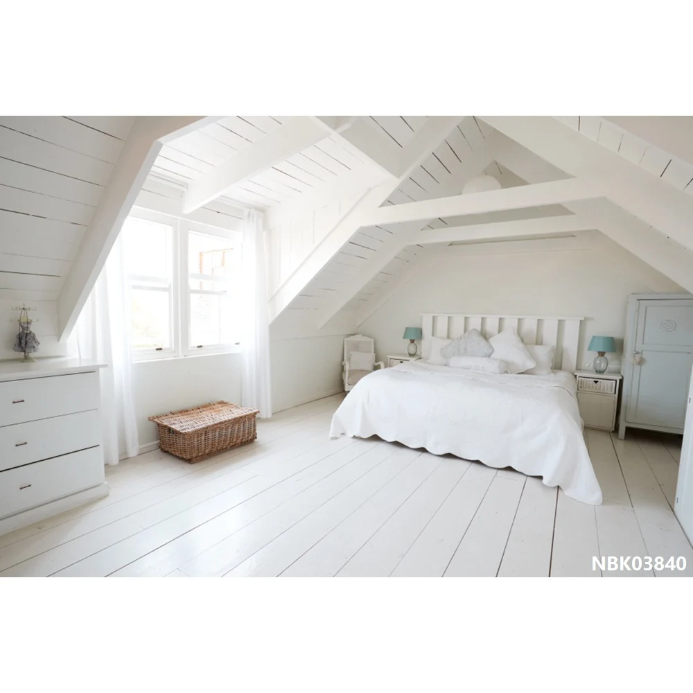Laeacco Boudoir спальня кровать окно занавеска корзина фотографии фоны индивидуальные фотографические фоны для фотостудии - Цвет: NBK03840