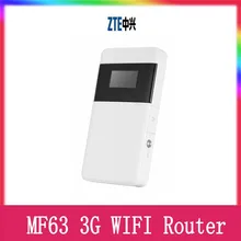 ZTE MF63 3G 21Mbps pocket wifi router mobile wifi unlock with 3g antenna
