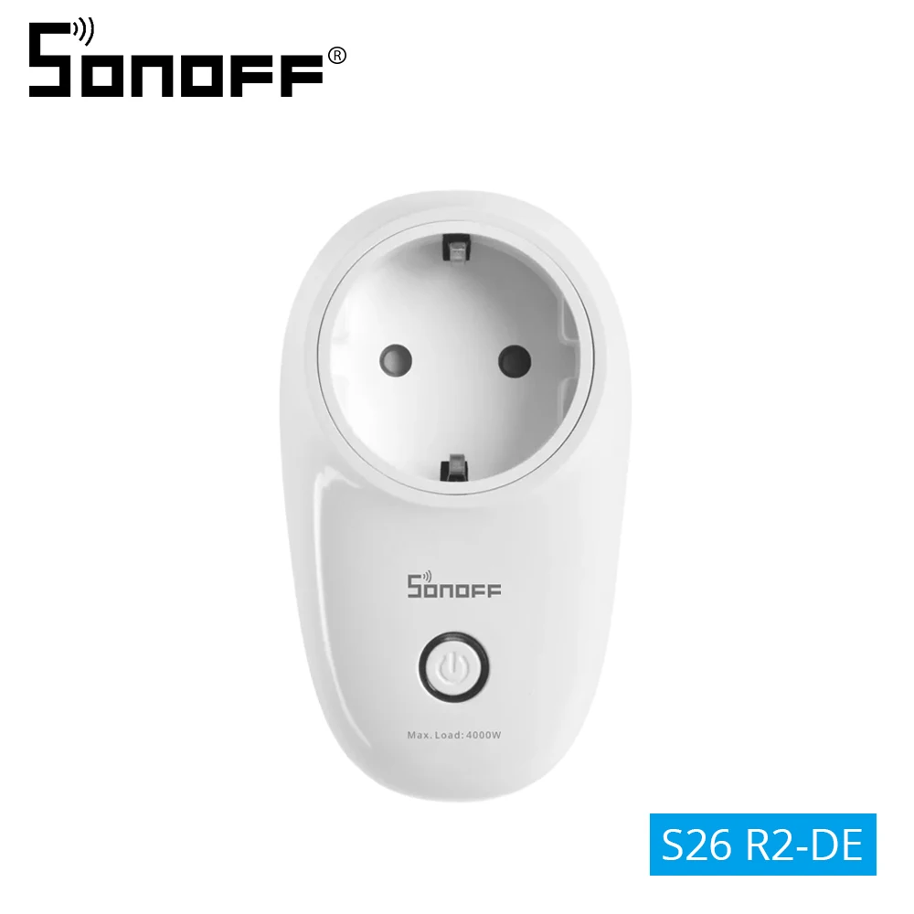 1/2/3/4/5 шт. SONOFF S26 R2 Wifi Разъем DE интеллектуальный модуль автоматизации гнездо