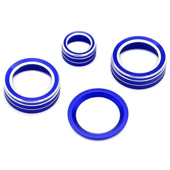 

for Honda CRV CR-V 2017 2018 2019 AC Air Conditioning Knob Start Stop Button Navigation Volume Knob Cover Trim