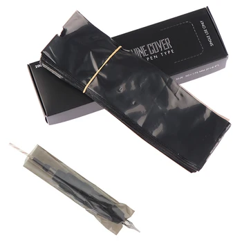

200Pcs/Box Black Disposable Tattoo Bag Cover Sleeves For Tattoo Machine Pen