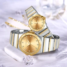

Couple Watches Pair Men And Women Top Brand Luxury Couple Watch For Lovers Quartz Wristwatches Fashion Dress Men Watch Ladies