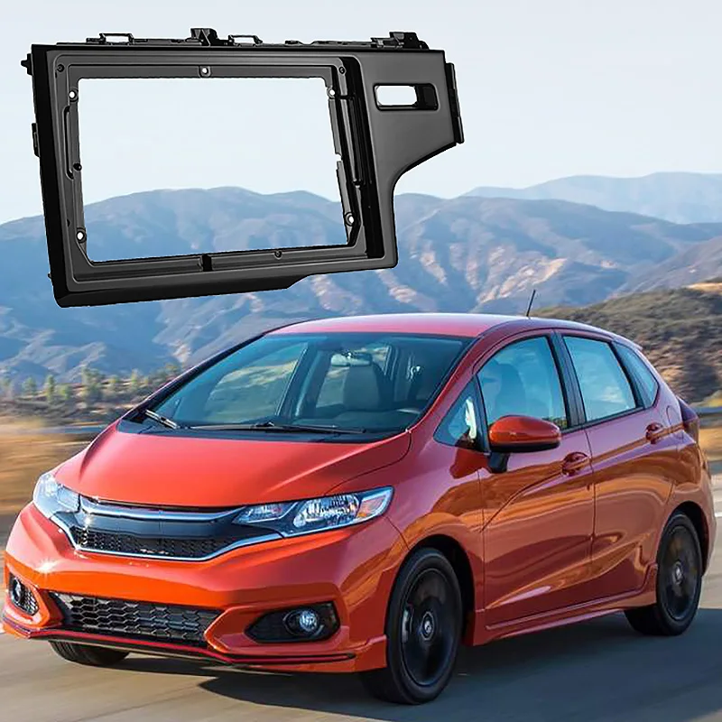 Автомобиль Радио панель для 2014 2018 Honda Fit Jazz 9 дюймов стерео DVD плеер приборной