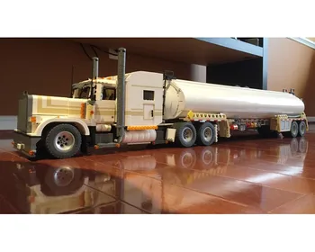 

NEW 2020 RC Technic MOC tank trailer trailer dump truck remote control Building Block Bricks assembly Toy boy birthday