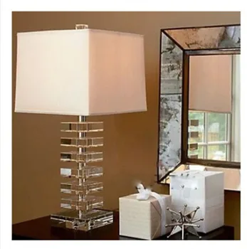 

27*65CM European Luxury Crystal Table Lamp American Bedroom Bedside Table Lamp Creative Modern Table Lamp 220V 27E