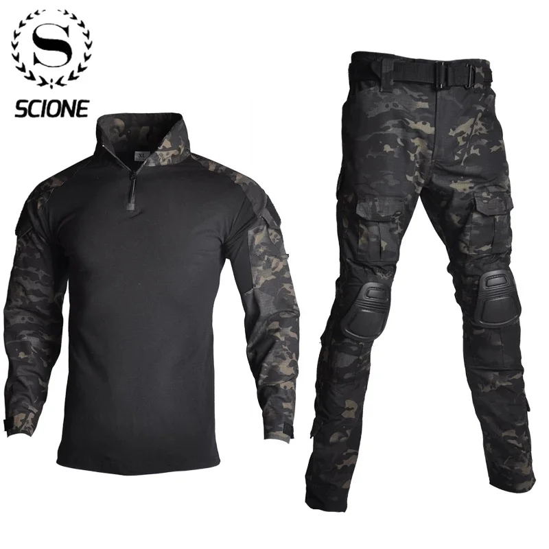 Scione Outdoor Airsoft Paintball Clothing Military Shooting Uniform