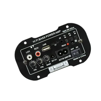 

Car Subwoofer Bass Amplifier Board MP3 Audio TF USB 220V 50W Remote Controller