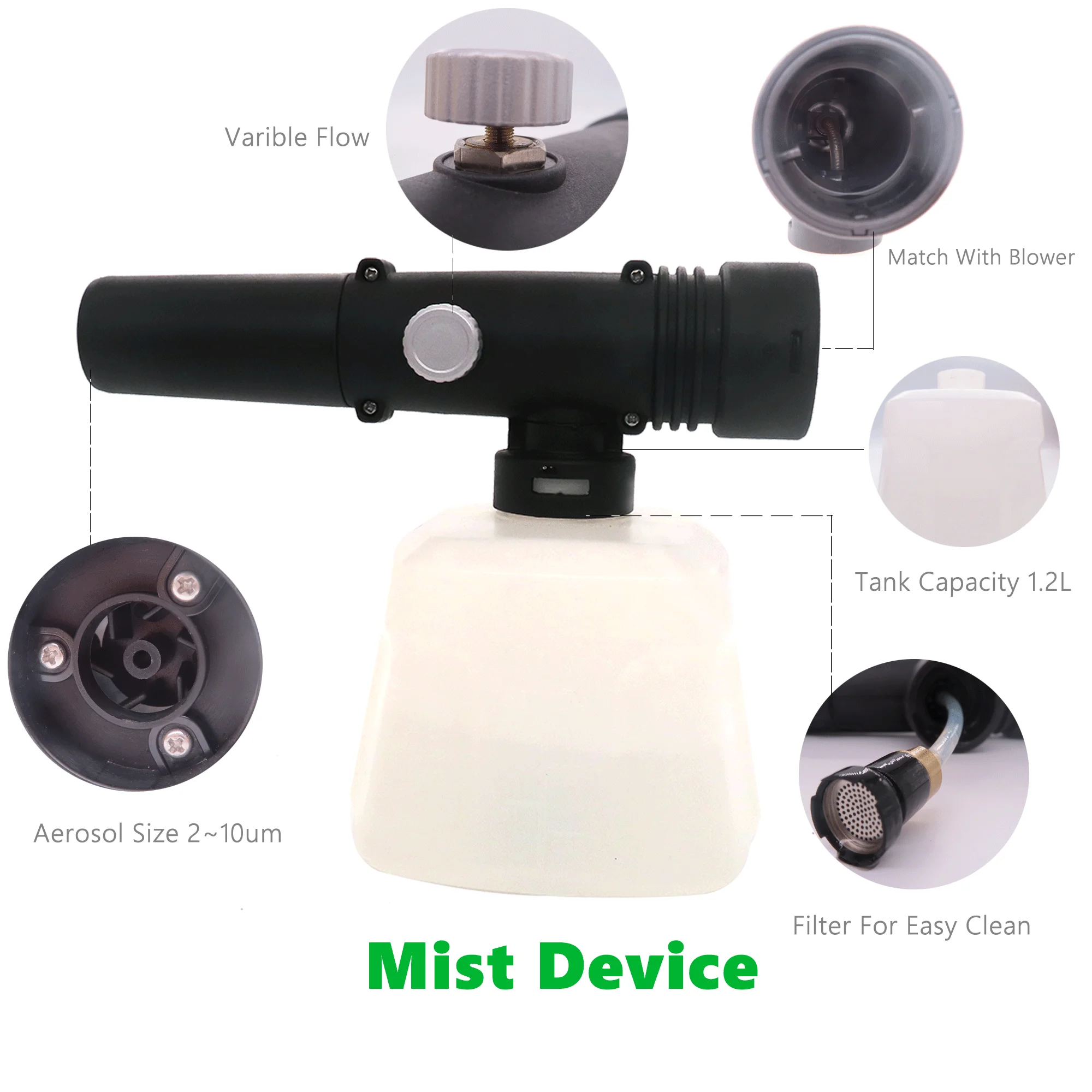 Blower Mist Cordless Agricultural Flower Sprayer Cold Fogger