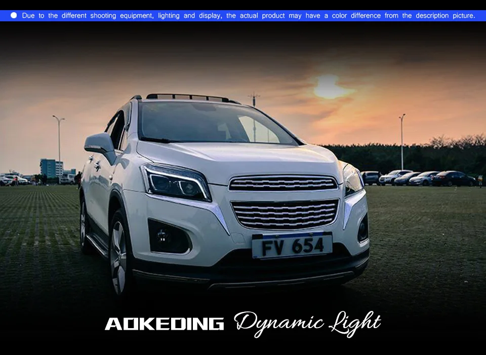 AKD автомобильный Стайлинг для Chevrolet Trax фары- трекер светодиодный фары DRL HID фара биксеноновые фары аксессуары