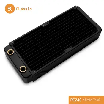 

EKWB EK-CoolStream Classic PE 240mm Copper Black Radiator 273 x 120 x 45mm (L x W x H) G1/4 ,Water Cooling Heat Dissipation