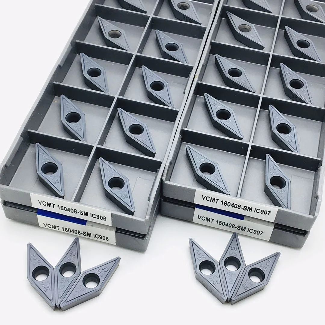 VCMT160408 SM IC907 IC908 твердосплавные инструменты для токарного станка с ЧПУ