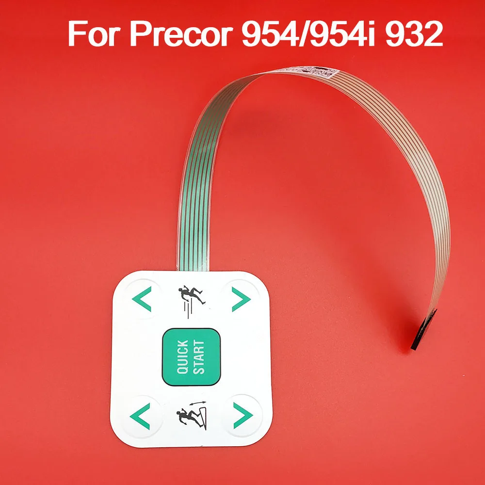 Teclado de botón de inicio rápido para precor 954, 954i, 932 piezas para cinta andadora para reparación de prepor envío gratis