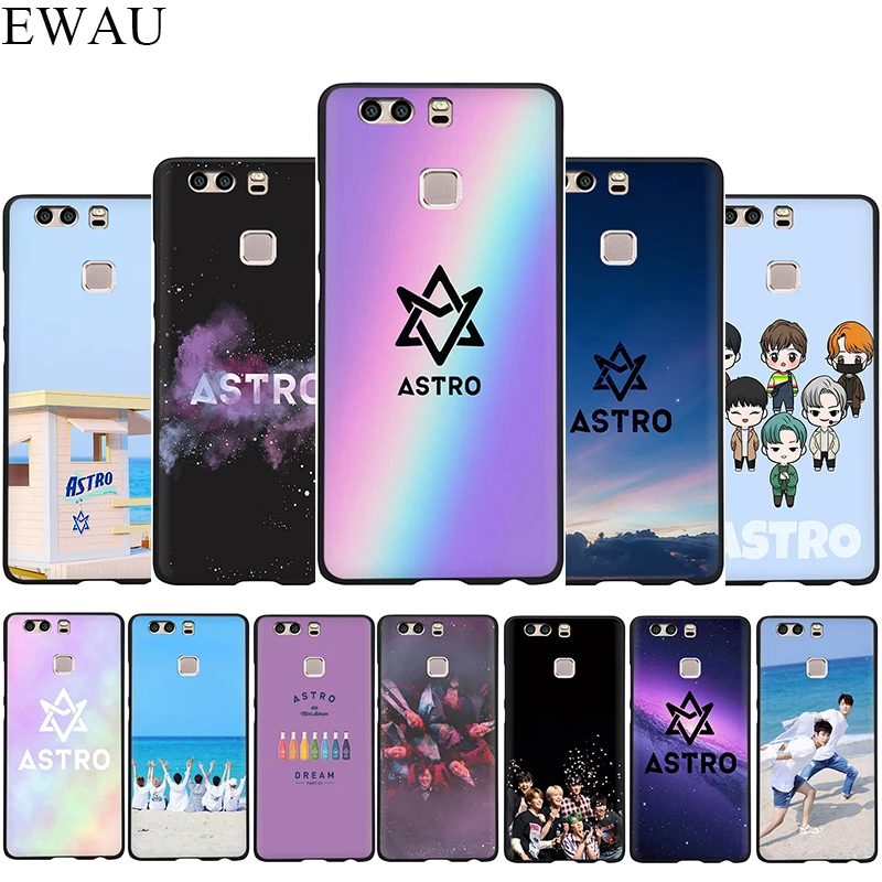 

EWAU KPOP ASTRO Silicone phone case for Huawei P8 P9 P10 P20 P30 Lite Mini Pro P Smart Z Plus