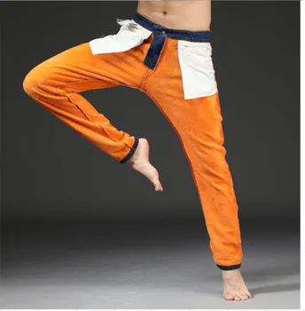 

Demin Jeans Men Winter Warm Men's Brand Stretch Straight Jean Casual Thicken Flannel Fleece Pants Wash Jeans Plus Size 46 48