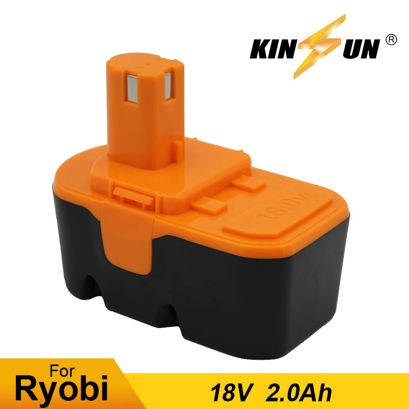 KINSUN сменный электроинструмент батарея 18В 2.0Ah Для Аккумуляторная дрель ryobi 130224028