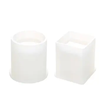 

DIY Crystal Epoxy Mold Square Cylindrical High Mirror Pen Small Flower Pot Molds Craft DIY Making Finding Accessories