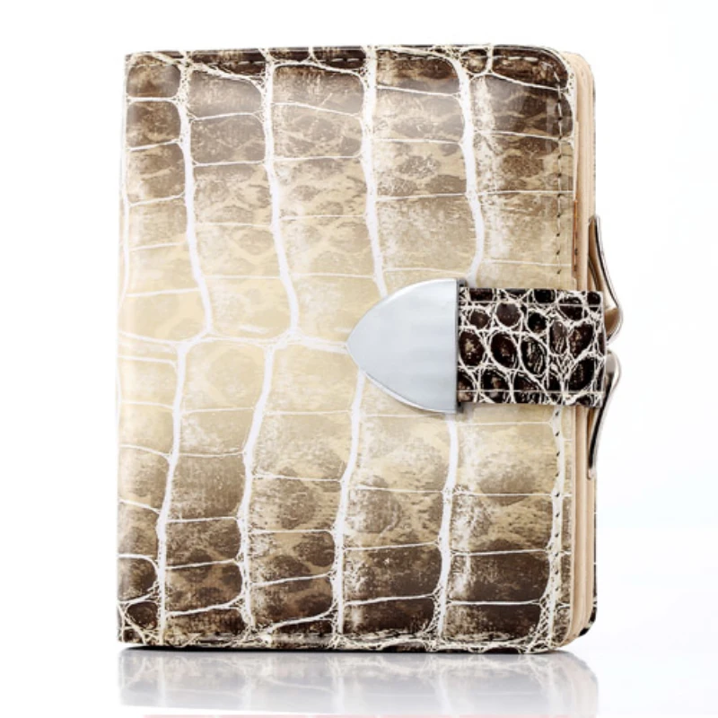 

Crocodile Pattern Classic Hasp Wallet Short Coin Purses Girl Credit Card Holders Women Women's Wallets Pu Leather Lady