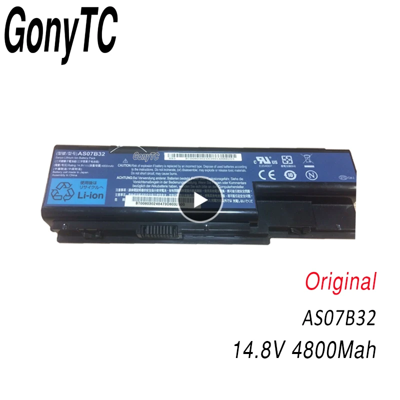 GONYTC 71wh 8 оригинальная ячеечная AS07B32 Батарея для Аккумулятор для ноутбука 5920G AS07B41 AS07B42 AS07B51 AS07B52 AS07B61 AS07B71 AS07B71