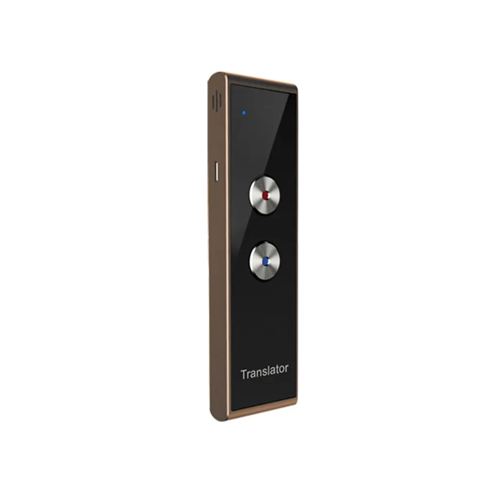 golden Intelligent Translator Speech Translation Bar Simultaneous Interpretation 40 Foreign Language Switching Translation Machine - Цвет: golden