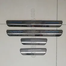 נירוסטה דלת אדן שפשוף צלחת שומר דוושת מגן Trim עבור לקסוס NX200 NX200T NX300 NX300H 2014 2017 2018 2019 2020