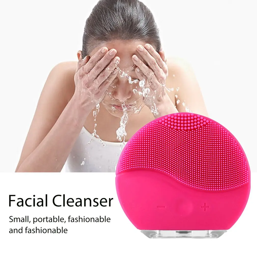 New Face Cleaning Massager Electric Cleansing Face brush beauty washing brush Household Cleaning Face Washing brush Face brush