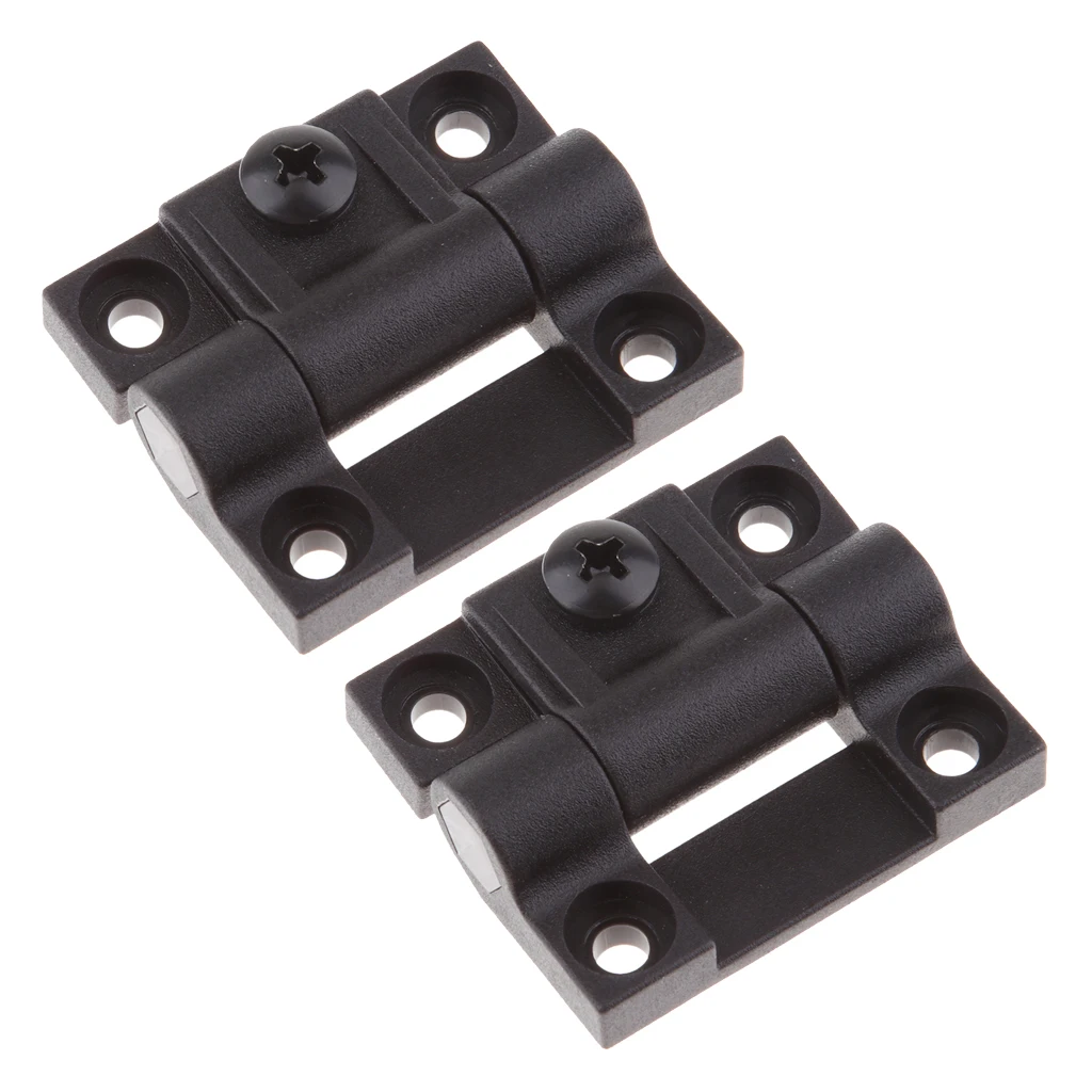 2x Marine Gate Door Hinge - Adjustable Tension Torque Position Control Hinges Replaces for Southco E6-10-301-20 (Black)